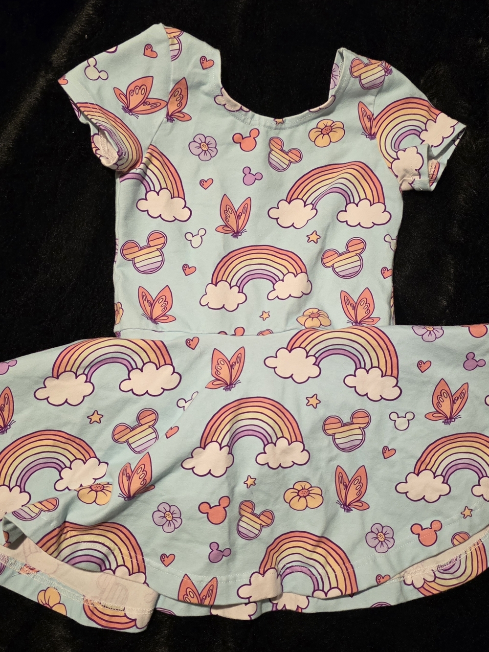 Spoiled & Flashy Rainbow & Butterfly Skirted Leo